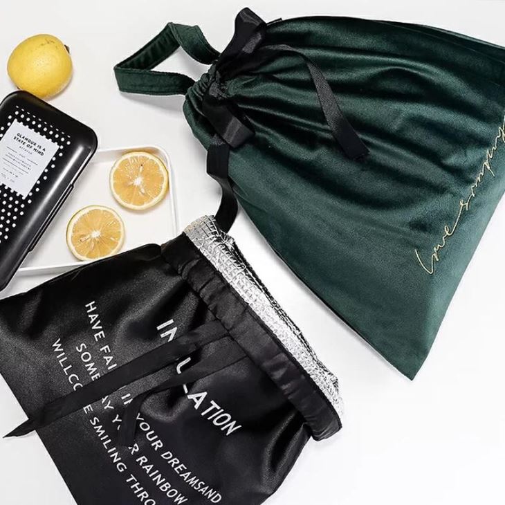 Imitation Velvet And Suede Material Pouches